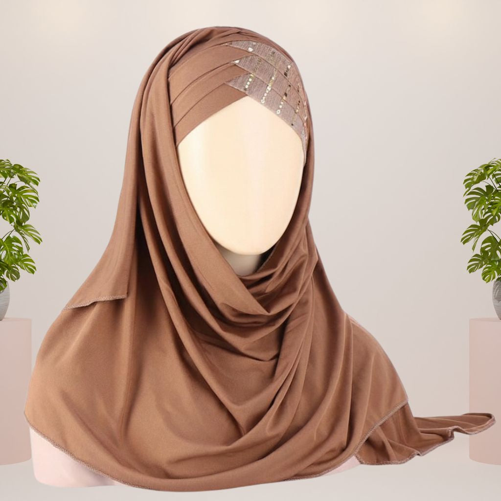 elegant instant hijab for women