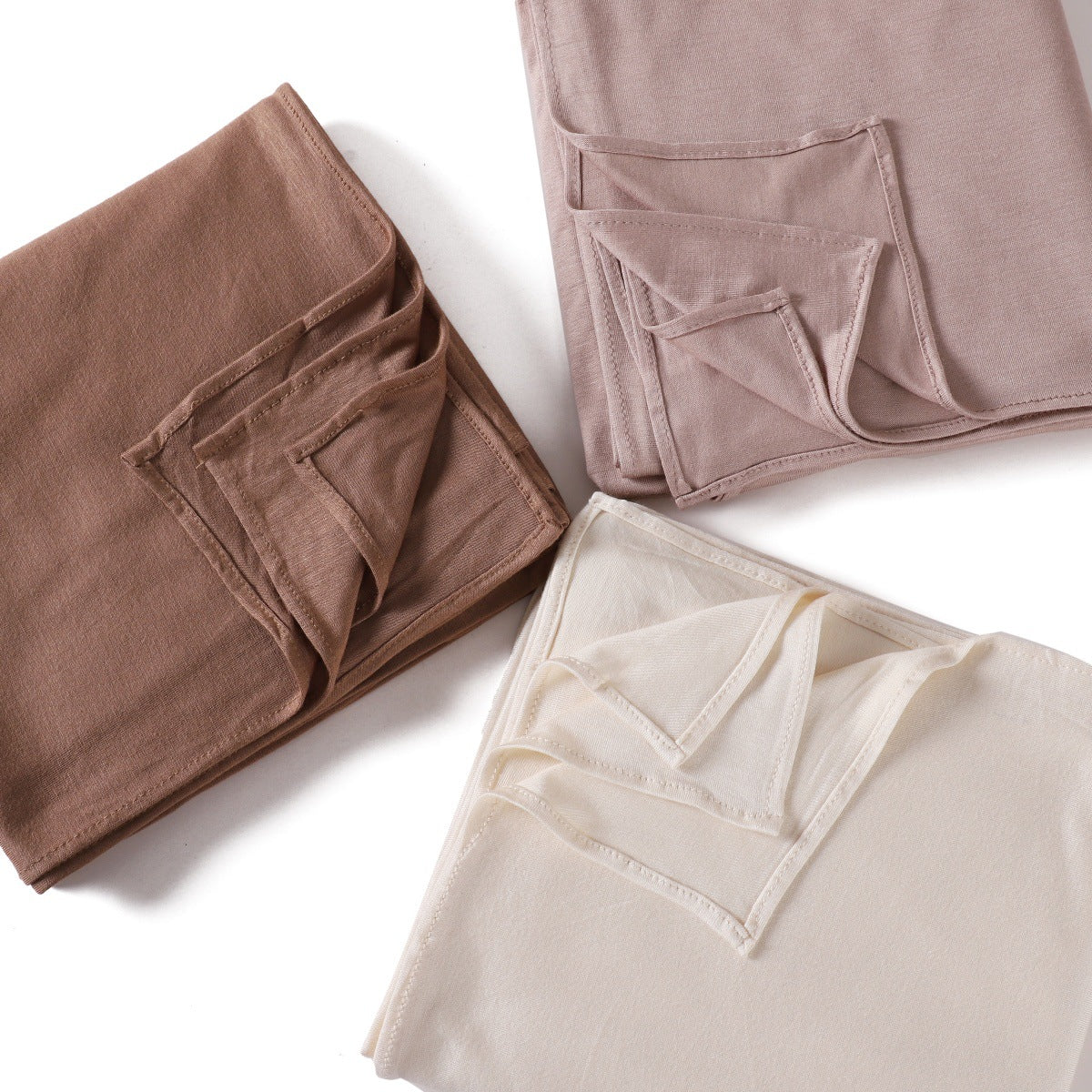 Simple Solid-color Mercerized Cotton Modal Sweat Fabric